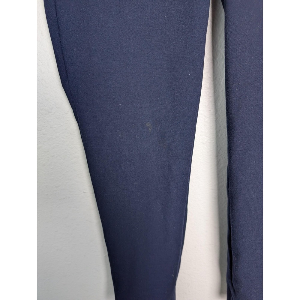 J Crew High-Rise Cameron Pants Womens 2 Navy Blue Tapered Crop Ankle Stretch - Picture 4 of 9